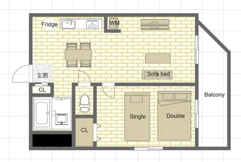 Shinkoiwa Sta 5Min!  Free Wi-Fi! Max 5 People. Apartment Tokyo